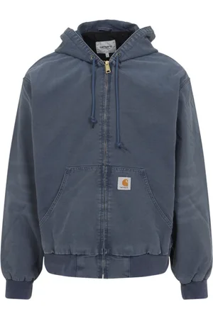Carhartt Heren, Sweatshirts & Hoodies, Blauw, Maat: L Katoen