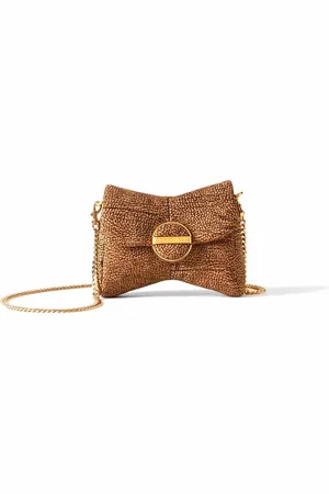 Borbonese Dames, Tassen, Geel, Maat: ONE Size Leer