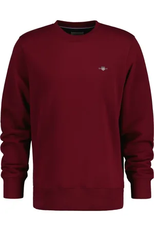 GANT Heren, Sweatshirts & Hoodies, Rood, Maat: M