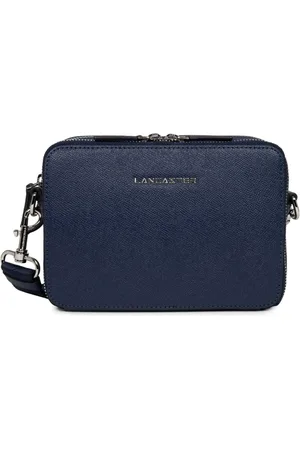 Lancaster Dames, Tassen, Blauw, Maat: ONE Size Leer