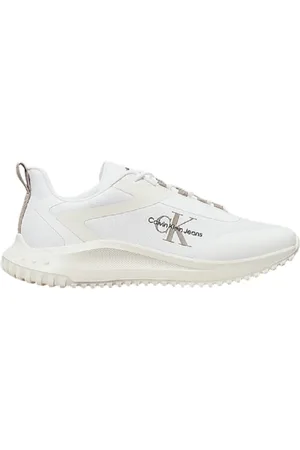 Calvin Klein Heren, Schoenen, Wit, Maat: 41 EU Poliester