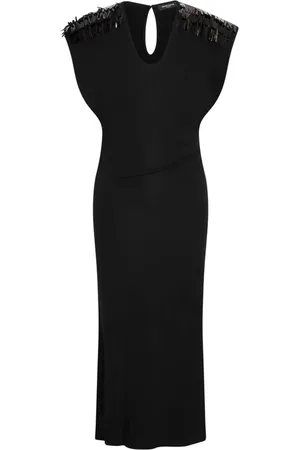 Bruuns Bazaar Dames, Jurken, Zwart, Maat: XS Leer
