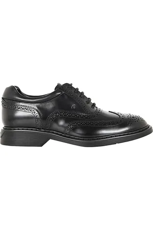 Hogan Heren, Schoenen, Zwart, Maat: 45 EU Leer