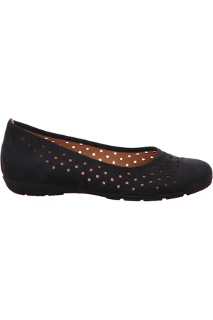 Gabor Dames, Schoenen, Blauw, Maat: 35 1/2 EU Leer