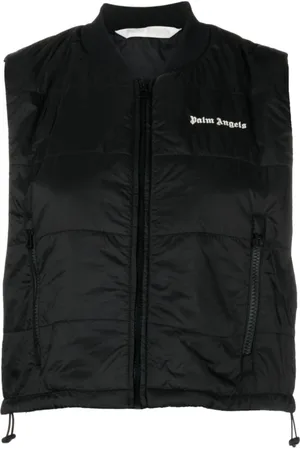 Palm Angels Dames, Jassen, Zwart, Maat: S Nylon