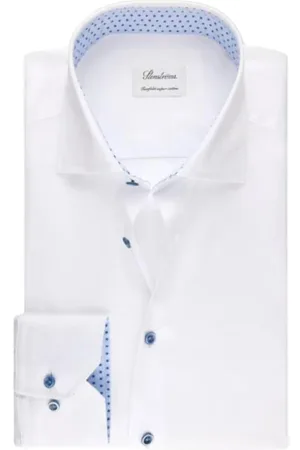 Stenströms Heren, Overhemden, Wit, Maat: 2XL Katoen