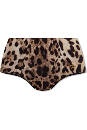 Dolce & Gabbana Dames, Badkleding, Bruin, Maat: M Leer