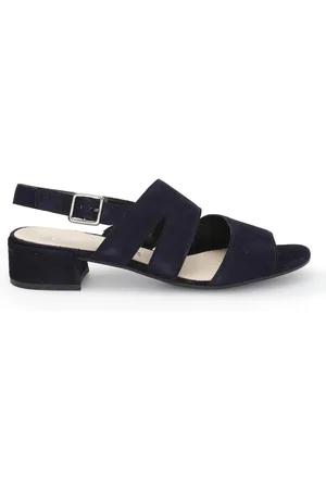 Gabor Dames, Schoenen, Blauw, Maat: 38 EU Leer