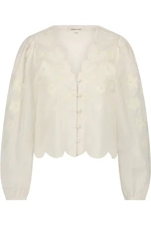 Fabienne Chapot Dames, Blouses & Shirts, Wit, Maat: S