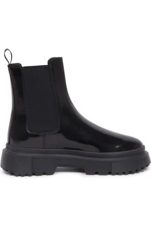 Hogan Dames, Schoenen, Zwart, Maat: 35 1/2 EU Leer
