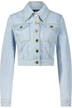 Etro Dames, Jassen, Blauw, Maat: L Denim