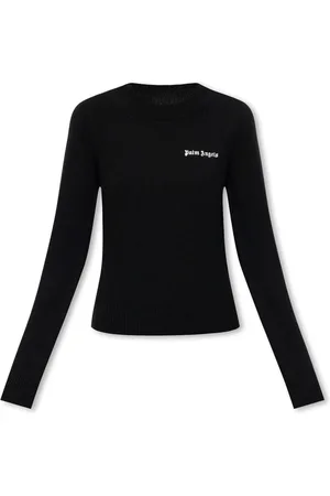Palm Angels Dames, Sweatshirts & Hoodies, Zwart, Maat: L Wol