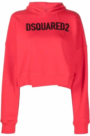 Dsquared2 Dames, Sweatshirts & Hoodies, Rood, Maat: S Katoen