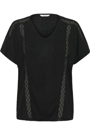 Cream Dames, Tops, Zwart, Maat: L Viscose