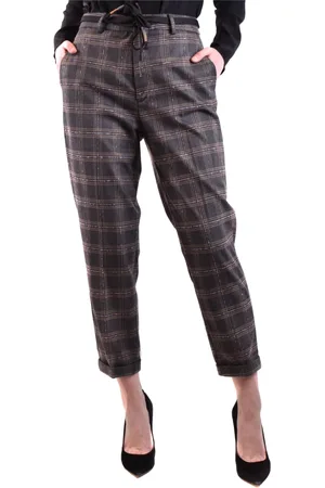 Masons Dames, Broeken, Bruin, Maat: 2XS Viscose