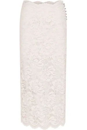 Paco rabanne Dames, Rokken, Wit, Maat: S Zijde