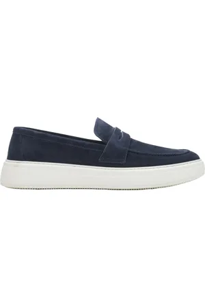 Estro Heren, Schoenen, Blauw, Maat: 44 EU Velours