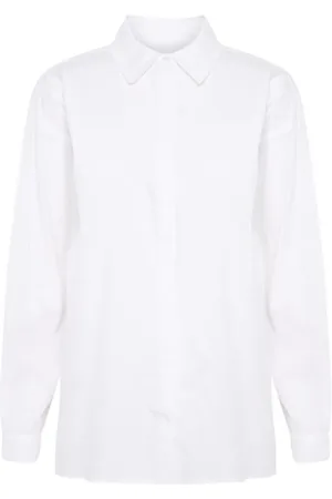 My Essential Wardrobe Dames, Blouses & Shirts, Wit, Maat: XL Katoen