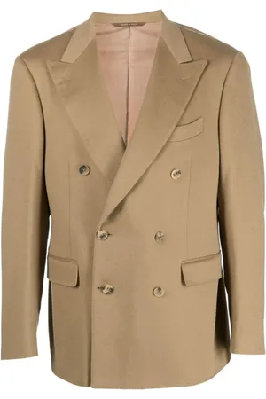 CANALI Heren, Jassen, Bruin, Maat: 3XL Kasjmier