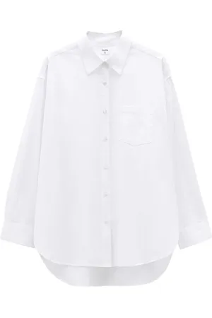 Filippa K Dames, Blouses & Shirts, Wit, Maat: L Katoen