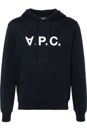 A.P.C. Heren, Sweatshirts & Hoodies, Blauw, Maat: L Katoen