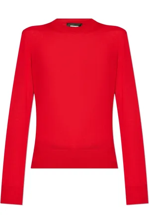 Dsquared2 Dames, Truien, Rood, Maat: XS Wol