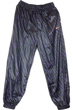 Nike Dames, Broeken, Paars, Maat: M Poliester