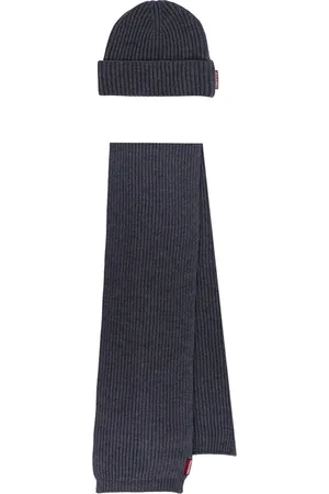 Dsquared2 Heren, Accessoires, Grijs, Maat: ONE Size Wol