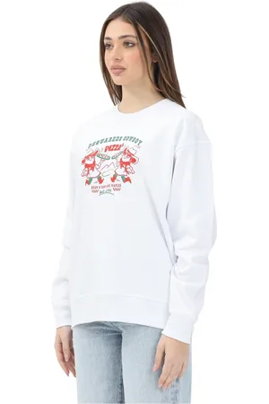 Dsquared2 Dames, Sweatshirts & Hoodies, Wit, Maat: M Katoen