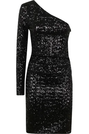 P.A.R.O.S.H. Dames, Jurken, Zwart, Maat: XS Poliester