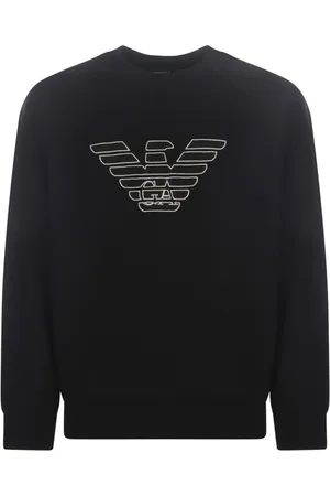 Emporio Armani Heren, Sweatshirts & Hoodies, Zwart, Maat: 3XL Jersey