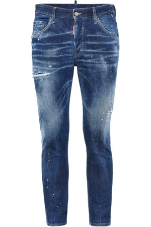 Dsquared2 Heren, Jeans, Blauw, Maat: M Katoen