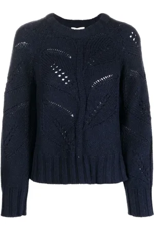 P.A.R.O.S.H. Dames, Truien, Blauw, Maat: XS Wol