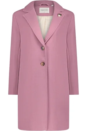 Fabienne Chapot Dames, Mantels, Roze, Maat: XL Wol