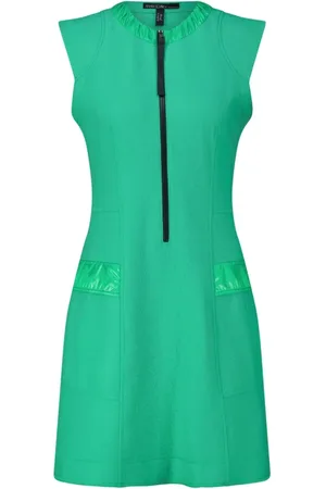 Marc Cain Dames, Jurken, Groen, Maat: XL Wol