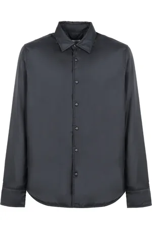 Aspesi Heren, Overhemden, Blauw, Maat: 2XL Polyamide