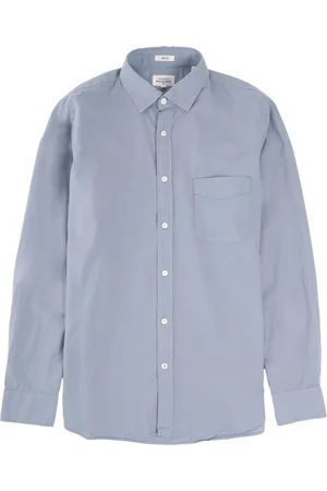 HARTFORD Heren, Overhemden, Blauw, Maat: XL Katoen