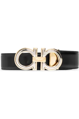 Salvatore Ferragamo Heren, Accessoires, Zwart, Maat: 110 CM Leer