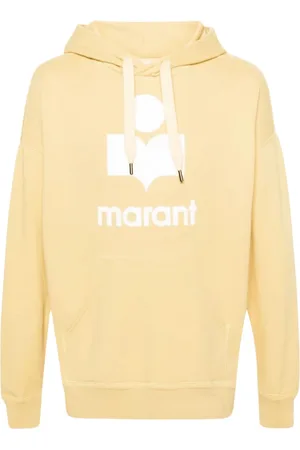 Isabel Marant Heren, Sweatshirts & Hoodies, Geel, Maat: M Katoen