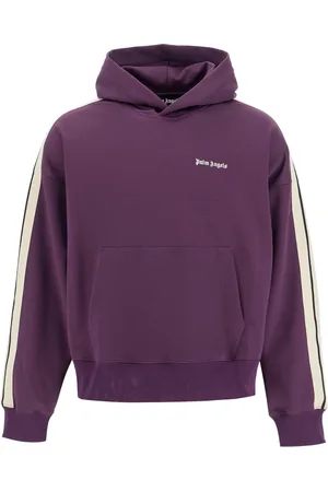 Palm Angels Heren, Sweatshirts & Hoodies, Paars, Maat: L Jersey