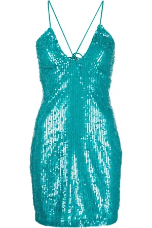 P.A.R.O.S.H. Dames, Jurken, Blauw, Maat: XS