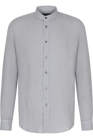 Drykorn Heren, Overhemden, Grijs, Maat: M Denim