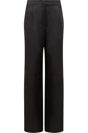 Msgm Dames, Broeken, Zwart, Maat: S Viscose