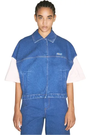 Marni Dames, Jassen, Blauw, Maat: S Denim