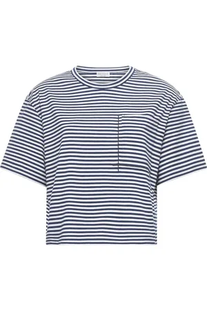 Brunello Cucinelli Dames, Tops, Wit, Maat: L Katoen