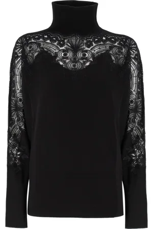 ERMANNO SCERVINO Dames, Truien, Zwart, Maat: S