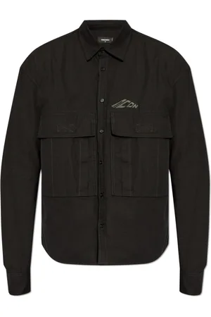 Dsquared2 Heren, Overhemden, Zwart, Maat: 2XL Katoen