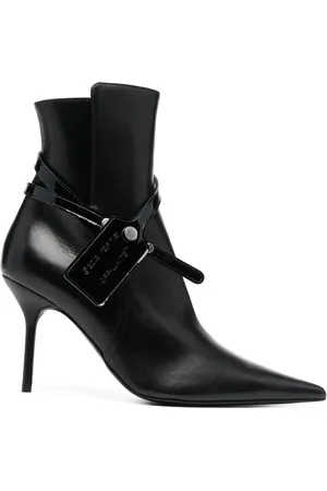 OFF-WHITE Dames, Schoenen, Zwart, Maat: 40 EU Leer