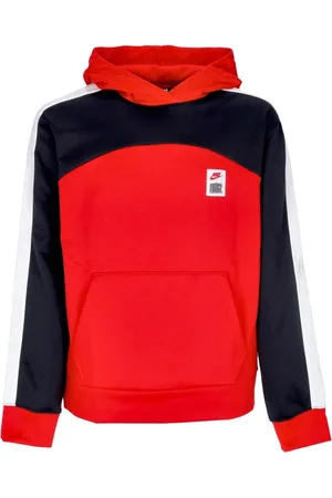 Nike Heren, Sweatshirts & Hoodies, Rood, Maat: XL Poliester