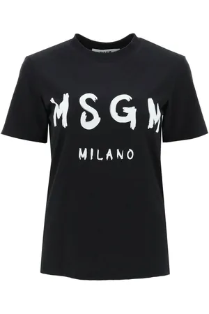 Msgm Dames, Tops, Zwart, Maat: XS Katoen